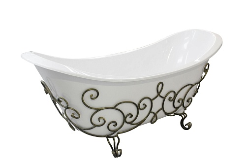 Ванна литьевой мрамор Эстет Скарлет,180