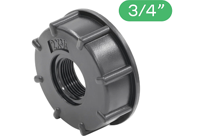 Переходник для Еврокуба, на кран куба ВВ2"(S60)х3/4" ВЫГОДА