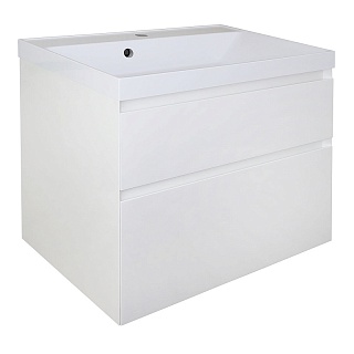 Комплект мебели 70 "Слим-70" подвесная белая Водолей (ум.Classica Slim-70) 