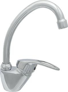 Смеситель д/кухни одноручк ЦС-СМ 27/2ш высокий излив ф35 М41 (СТ300218)