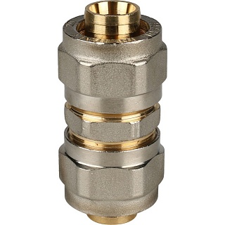 Муфта соединительная равнопроходная (винтовой) 20х20 (SFS-0005-000020) STOUT