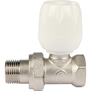 Клапан д/радиатора 3/4" ручной прямой с неподъемным шпинделем  (SVRs 1172 000020) STOUT 