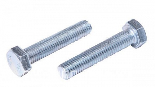 Болт М-12х60 с шестигранной головкой DIN 933 цинк