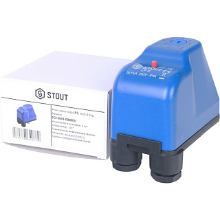 Реле сухого хода 1/4" для водоснабжения LP/3, 0-4 бар с нак.гайкой (scs-0001-000003) STOUT