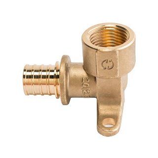 Угольник настенный проточный 16х1/2" бронзовый (10/060) (SFA-0040-001612)  STOUT