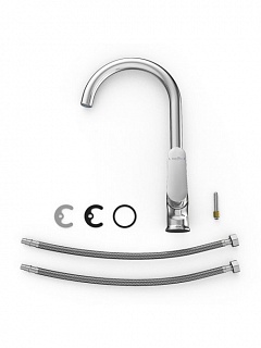 Смеситель д/кухни "Takase" (TAK-1013) высокий излив TOKITO