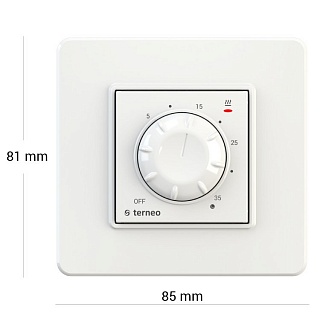 Терморегулятор Terneo ROL, в подрозетник, воздух 0-35°C, AC230V, 16A, DS Electronics