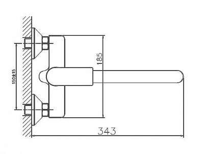 Смеситель д/ванны Haiba HB20505/22505