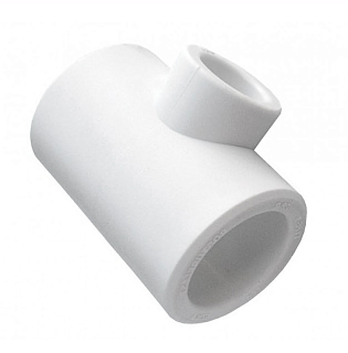 Тройник редуцир. 40*25*40 белый (10/60) ПРО АКВА (РА14541Р)
