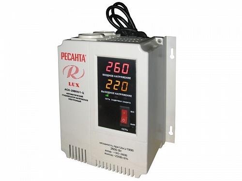 Стабилизатор Ресанта  АСН-2000 Н/1-Ц  Lux