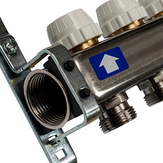 Коллектор 7-вых. нерж.ст. без расходомер. (SMS 0932 000007) STOUT