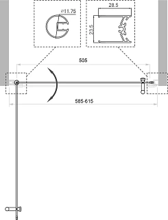    BelBagno UNO-B-1-60-Ch-Cr  