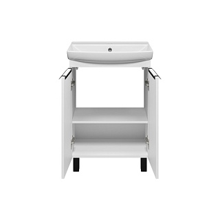 Комплект мебели 60 "Клермонт-60" напольная 2 дв. матовая эмаль MISTY (ум.Клермонт,60)