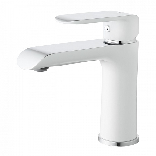 Смес. д/умывальника  Calipso CALSB00i01 белый/хром