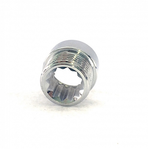 Гайка удл. 1/2"  10мм  Хром  VIEIR SAX10  (500/10)