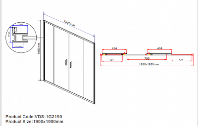    VINCEA Garda 1,9  /  VDS-1G2190CH