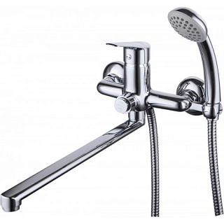 Смеситель д/ванны "PARTNER" (6557С) кноп.перекл. LEMARK снят с производства  ВЫГОДА!!