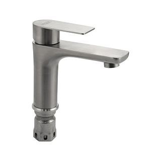 MAGNUS Смеситель д/раковины, литой корпус , нерж ст 304 код 9446