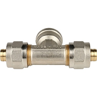 Тройник-переходник с внутренней резьбой 16х1/2"х16 SFS-0012-001216 STOUT