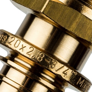 Переходник с нар. резьбой 20х3/4" (10/080) (SFA-0001-002034) STOUT