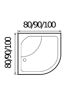 Душевая кабина NARA 90/46 МТ