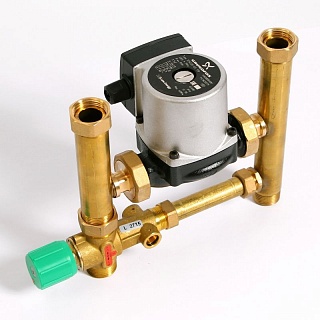 Насосно-смесительная группа 1" MultiMix с насосом Grundfos UPSO 25-65 130 (477G1500) Uni-Fitt