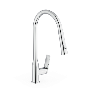 Смеситель д/кухни "MITSUISHI" (MIT-1013) вытяжная лейка TOKITO