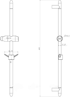 Стойка душевая LEMARK (8063C) 