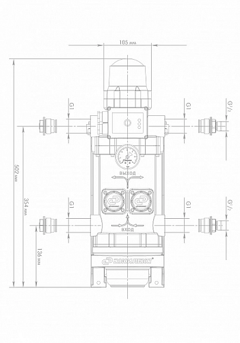 Насосная станция "КОМФОРТ ПРО" 60/30 (4002)