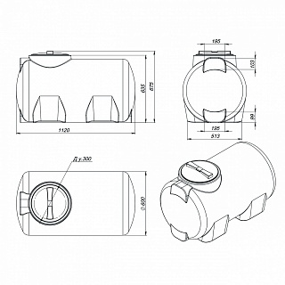 Емкость H 300л