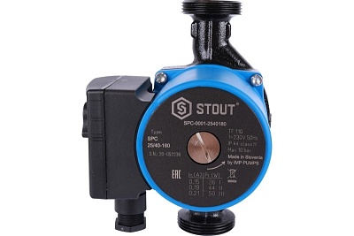 Насос циркуляционный 25/40-130 мм (SPC-0001-2540130) STOUT