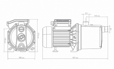 Насос поверхностный "Джамбо" 70/50Н (3702)