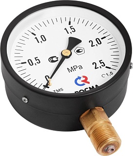 Мановакуумметр -1...+5 bar (-0,1...0,5МРа), ТМВ-510Р.00 (100мм, М20*1,5, кл. точ.1,5) (РОСМА)(10220)
