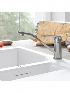 Смеситель д/кухни "Tottori" (TOT-1012) поворотный излив TOKITO снято с производства!