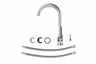 Смеситель д/кухни "Kanda" (KAN-1013) высокий излив TOKITO