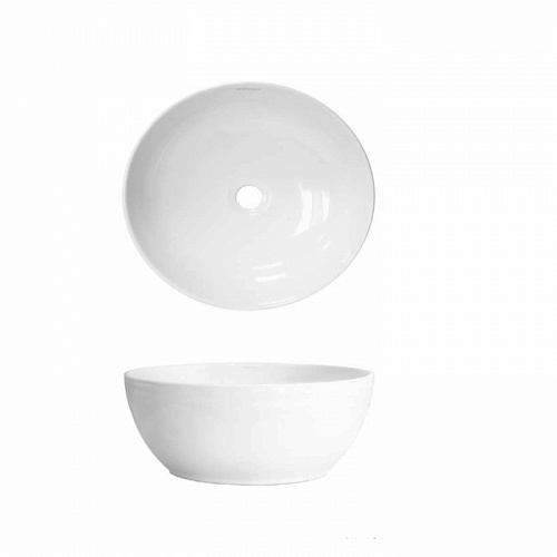 Умывальник накладной "ART Slim" бел. (Самара) 