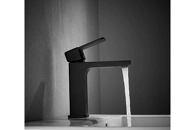 Смеситель д/раковины SHEVANIK черный S9701H