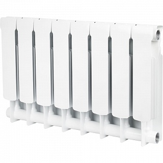 Радиатор биметаллический боковое поключение STOUT Space 350 8 сек. (SRB-0310-035008) ВЫГОДА