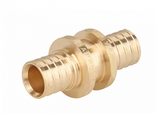 Муфта 16 латунь (10/200) (G1302.1616) GAPPO