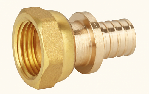 Переходник нак. гайк 25х1" латунь (5/70) (G1309.2506) GAPPO