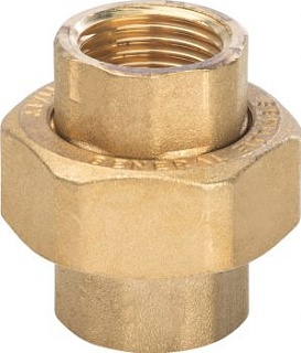 Американка  1/2" г/г  ЛАТ.коническое соединение "металл по металлу" (10/60) (SFT-0033-000012) STOUT