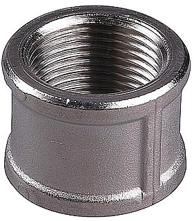 Муфта 1 1/2"  г/г латунь никель СК  М-168н