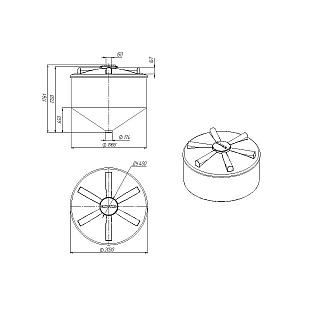 Емкость ФМ 3000л