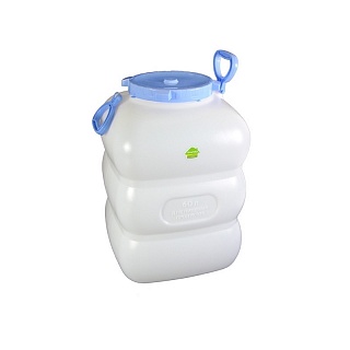 Фляга пищевая "Гранде" 60л с ручками белая С912БЕЛ ВЫГОДА