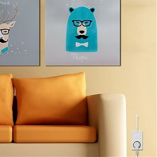 Терморегулятор Terneo SRZ, в розетку, воздух 0-30°C, AC230V, 16A, DS Electronics