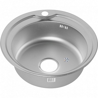 Мойка нерж врезная  MELANA D510 (0,6х170) (15)  МАТОВАЯ 018М