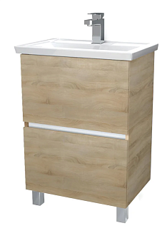 Комплект мебели 70 "Aris-70" напольная, дуб вотан/белый 2 ящ. 1 Марка (ум.COMO-70)