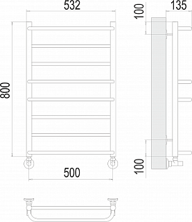  500800 8 ""   (RAL 9003) TERMINUS