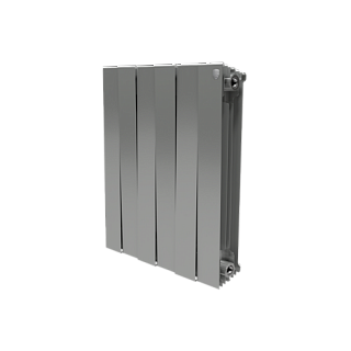 Радиатор бим. Royal Thermo PianoForte 500/Silver Satin 6 секц.