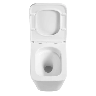 Унитаз подвесной безободковый Vincea "Q-line" TORNADO белый .сиденье slim м/л  VT1-12T ВЫГОДА!!